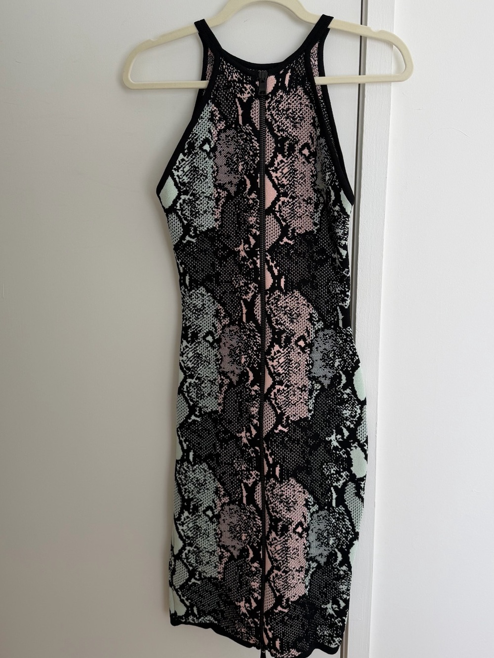 Rare BALMAIN Pastel Python Body-Con Dress - Picture 6 of 10